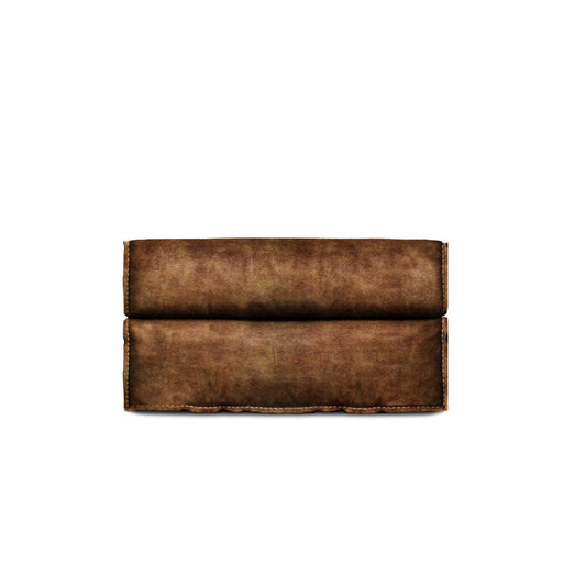 Eleanor Rigby Melrose 30 Wide Genuine Leather Rectangle Cocktail Ottoman