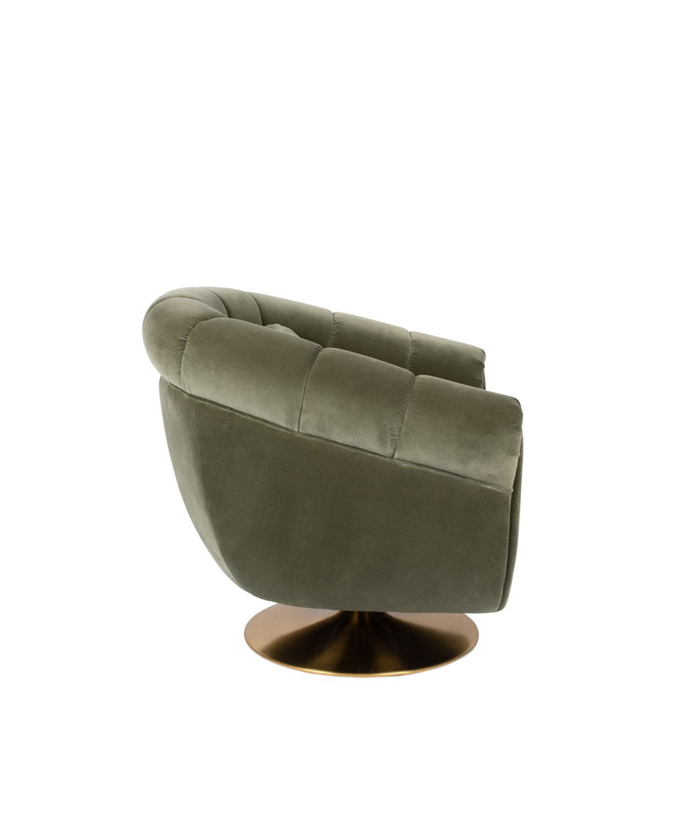 Member Swivel Tufted Lounge Chair