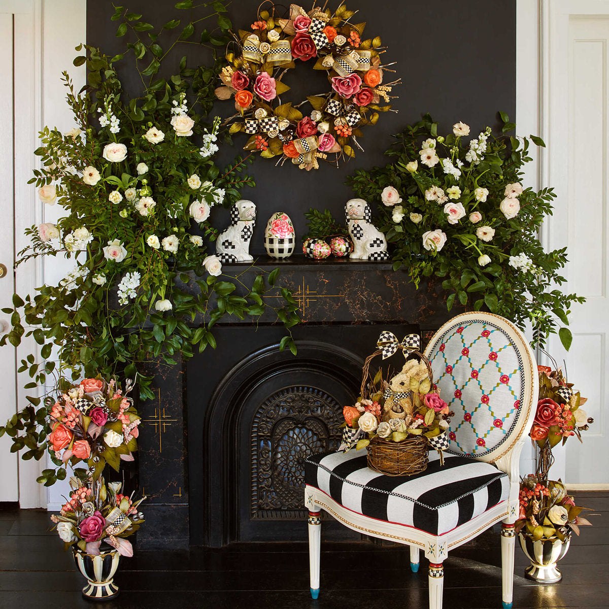 Mackenzie Childs Merrifield Side Chair