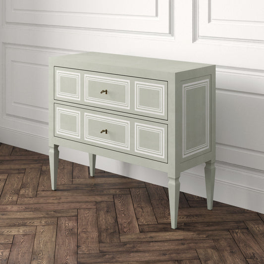 Modern History Home Milan 2 Drawer Accent Chest
