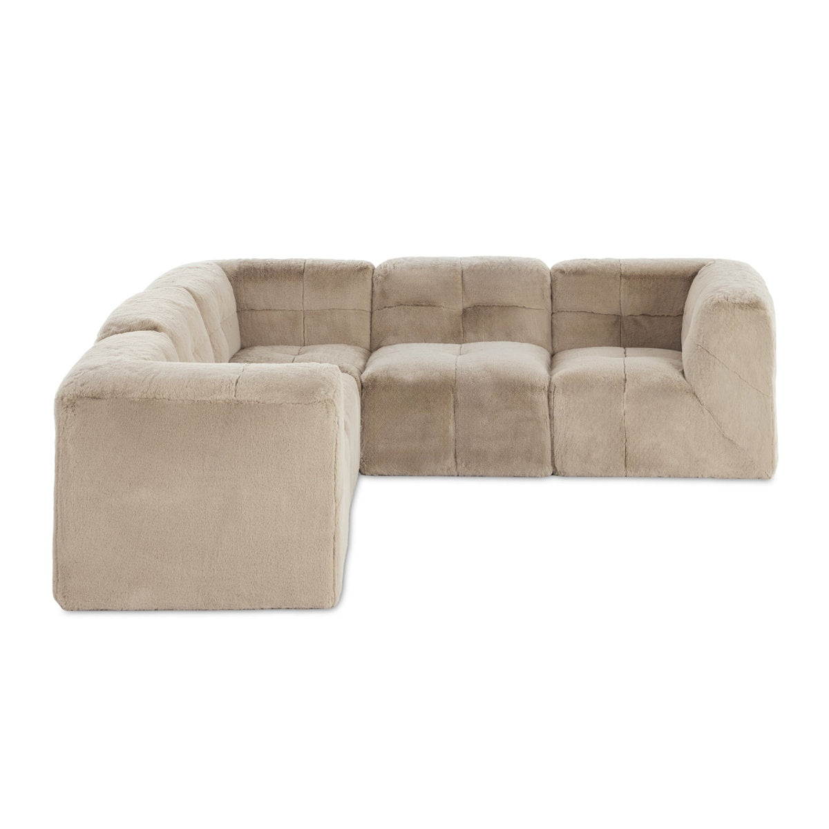 Four Hands Miles 5Pc Sectional Boden Pewter