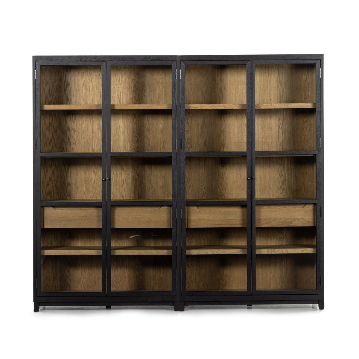 Four Hands Millie Double Display Stand Matte Black