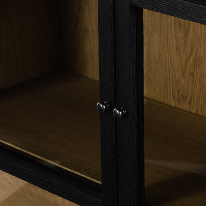 Four Hands Millie Double Display Stand Matte Black