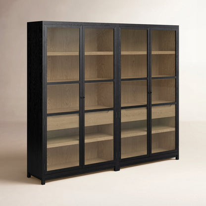 Four Hands Millie Double Display Stand Matte Black
