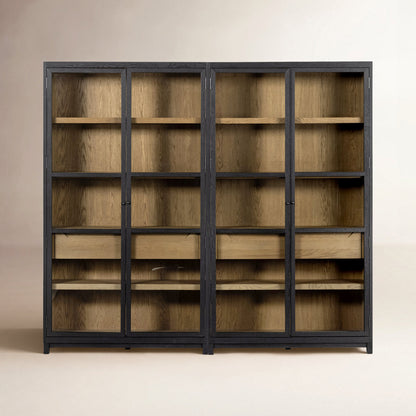 Four Hands Millie Double Display Stand Matte Black