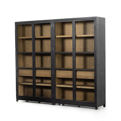 Four Hands Millie Double Display Stand Matte Black