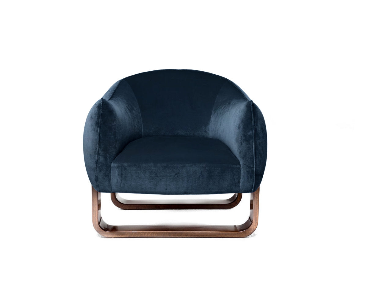 Milo Armchair Chair with Ottoman