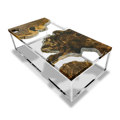 Arditi Collection Mnestra Solid Wood Frame Coffee Table
