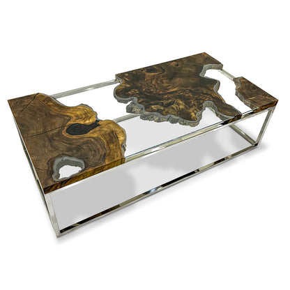 Arditi Collection Mnestra Solid Wood Frame Coffee Table