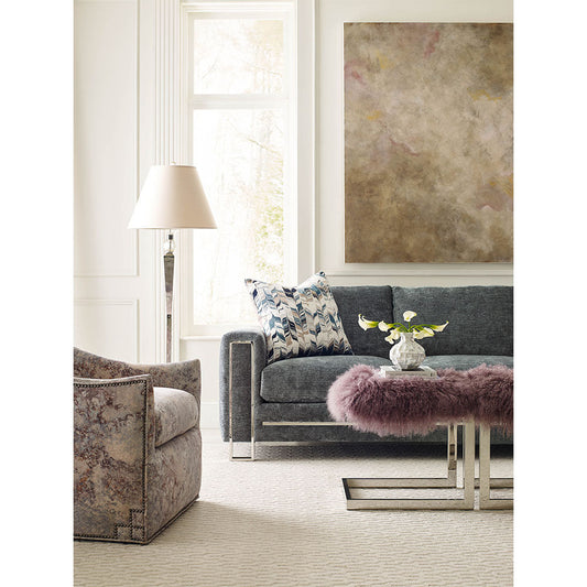 Massoud Furniture Moda Chrome Sofa