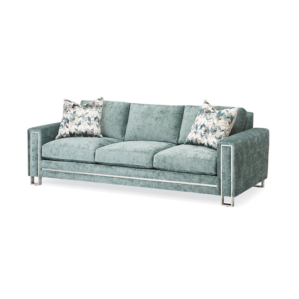 Massoud Furniture Moda Chrome Sofa