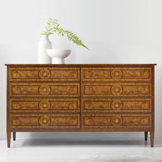 Modern History 8 - Drawer Solid Wood Dresser