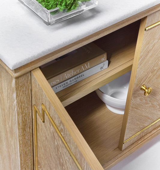 Modern History Accent Cabinet