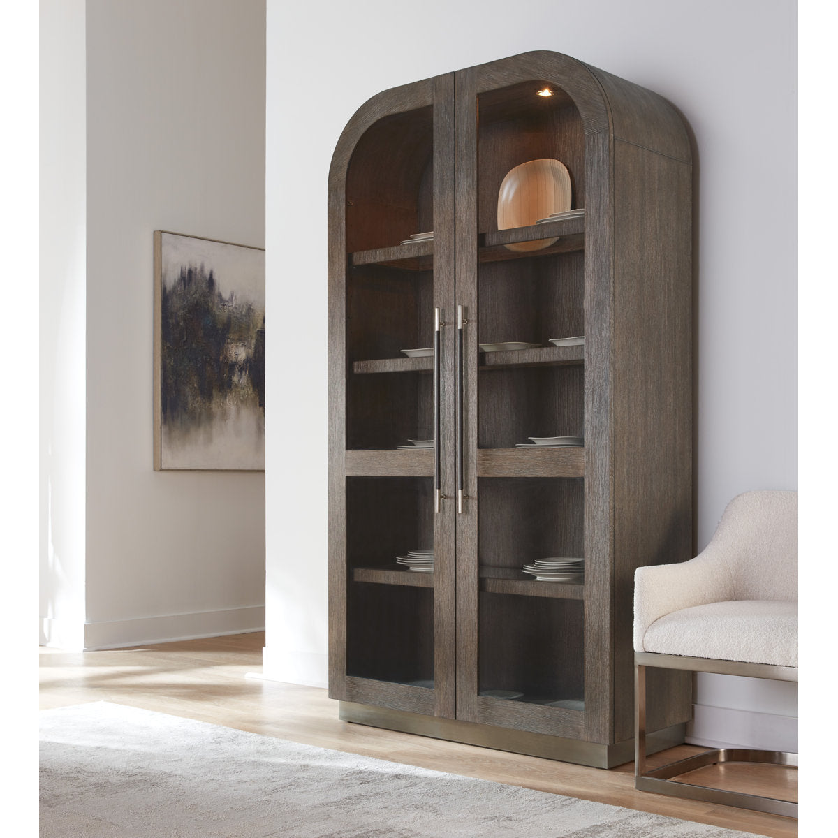 Modern Mood Lighted Display Stand