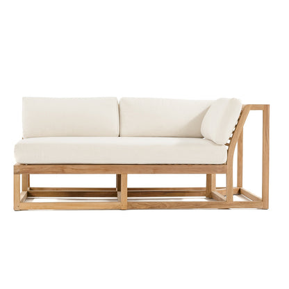 Westminster Teak Sunbrella Symmetrical Modular Sofa Chaise