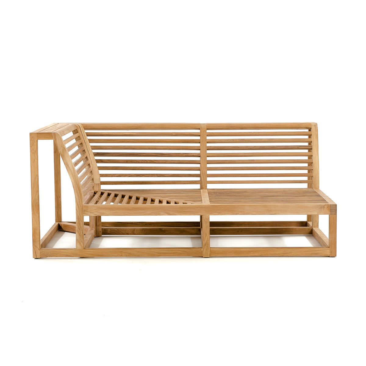 Westminster Teak Sunbrella Symmetrical Modular Sofa Chaise