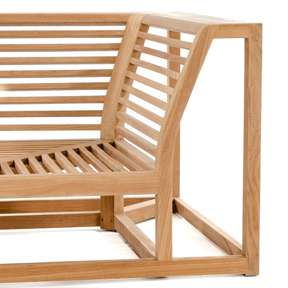 Westminster Teak Sunbrella Symmetrical Modular Sofa Chaise