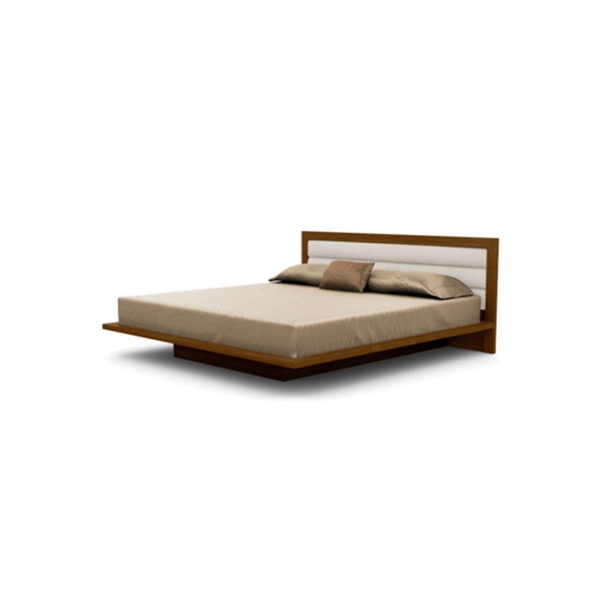 Copeland Furniture Moduluxe Solid Wood And Upholstered Platform Bed