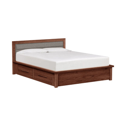Copeland Furniture Moduluxe Upholstered Storage Platform Bed