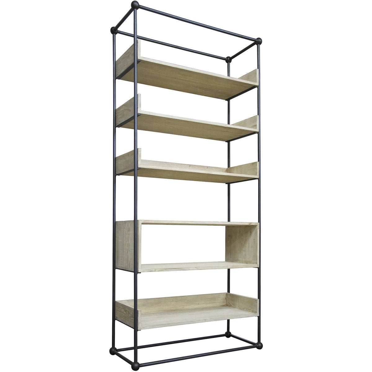 Cfc Monte Bookcase Reclaimed Lumber Shelves