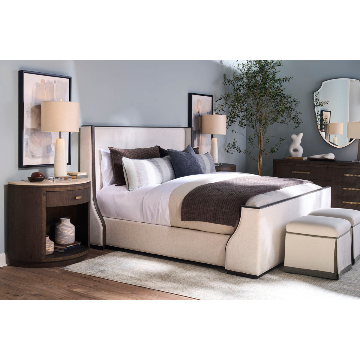 Monterey Upholstered King Bed