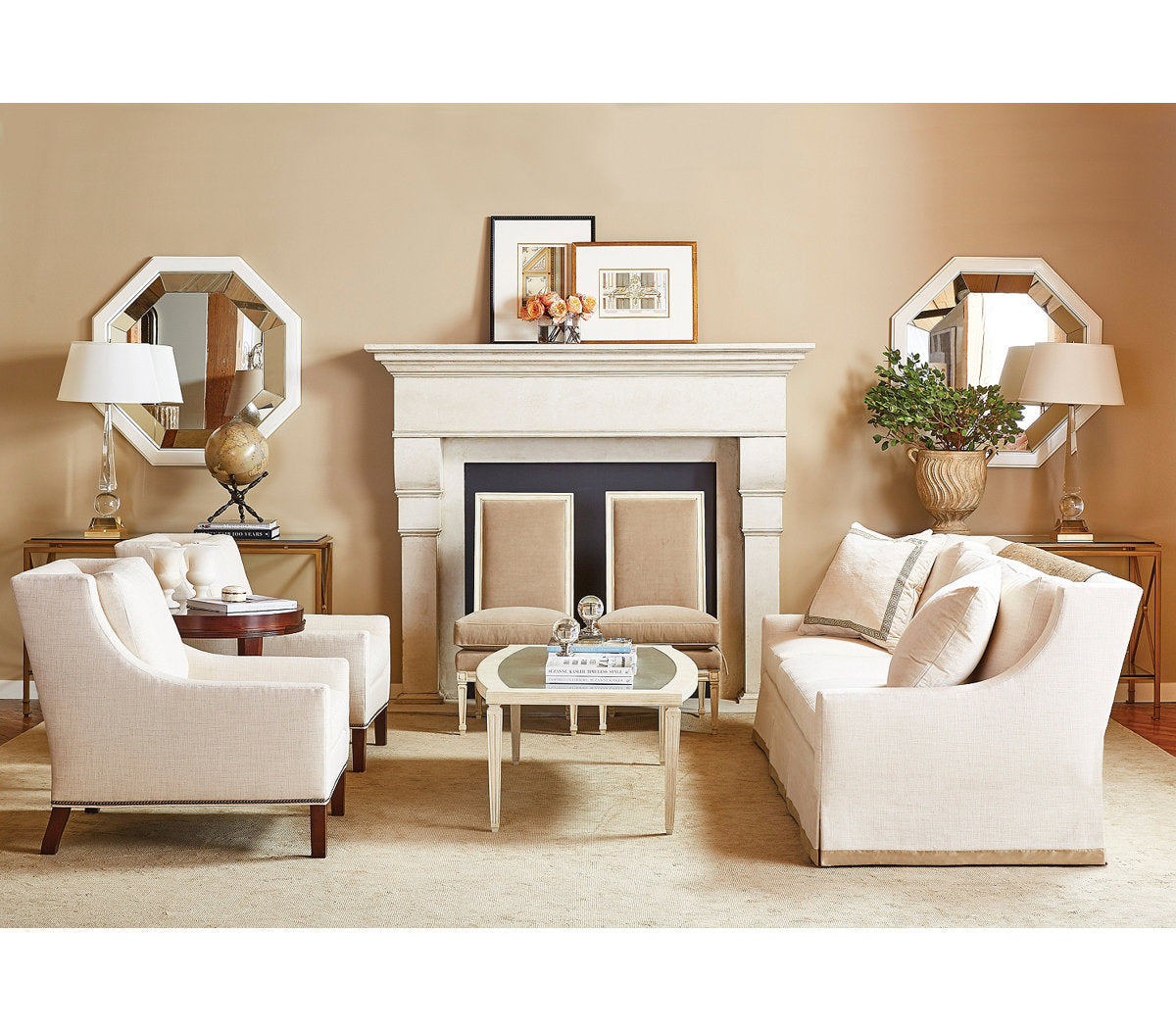 Montpelier Console Table With Glass Top