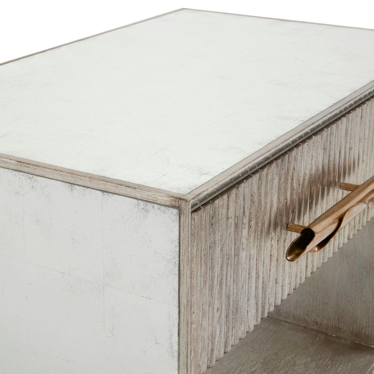 Moon 1 - Drawer Solid Wood Nightstand