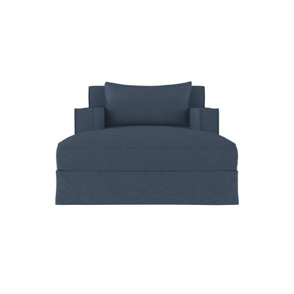 Tandem Arbor Mulberry Square Track Arm Chaise Lounge With Flange Seam