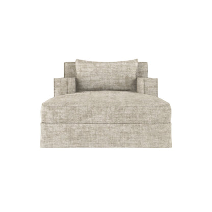 Tandem Arbor Mulberry Square Track Arm Chaise Lounge With Flange Seam