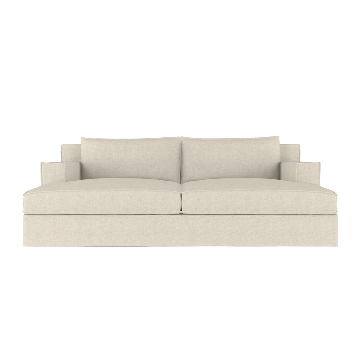 Mulberry Square Track-Arm Daybed with Flange Seam
