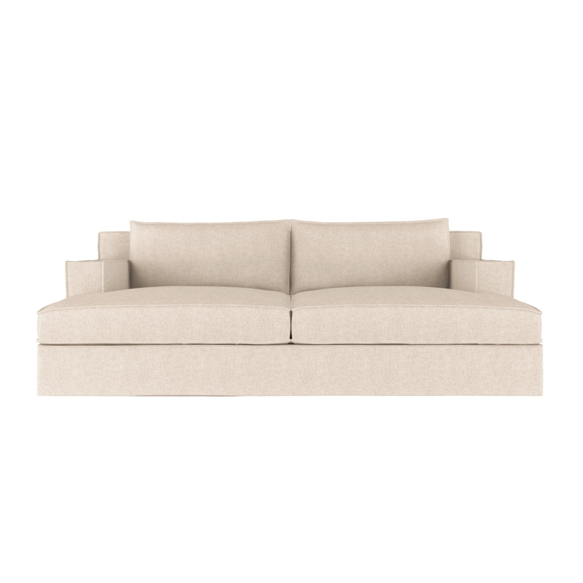 Mulberry Square Track-Arm Daybed with Flange Seam