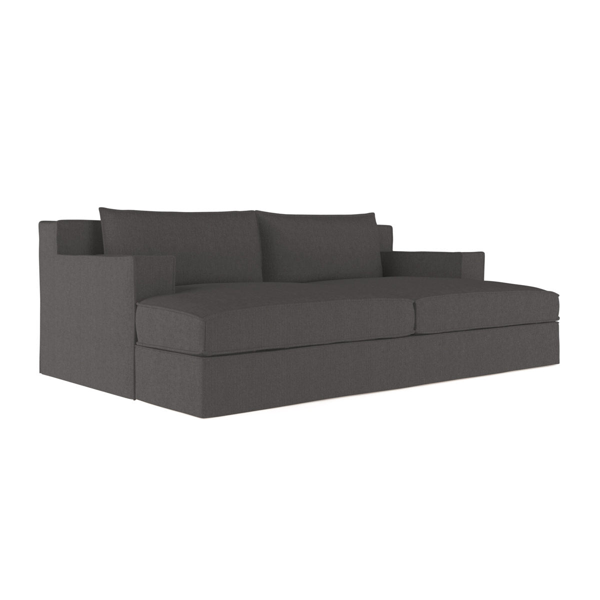 Mulberry Square Track-Arm Daybed with Flange Seam