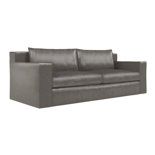 Mulberry Square Track-Arm Loveseat with Flange Seam