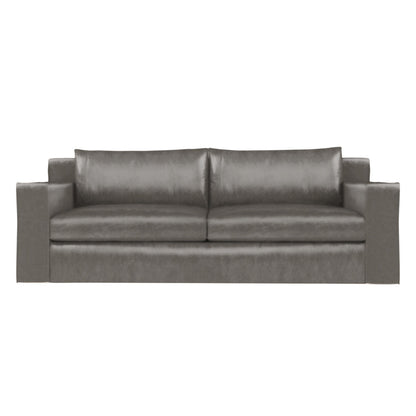 Mulberry Square Track-Arm Loveseat with Flange Seam