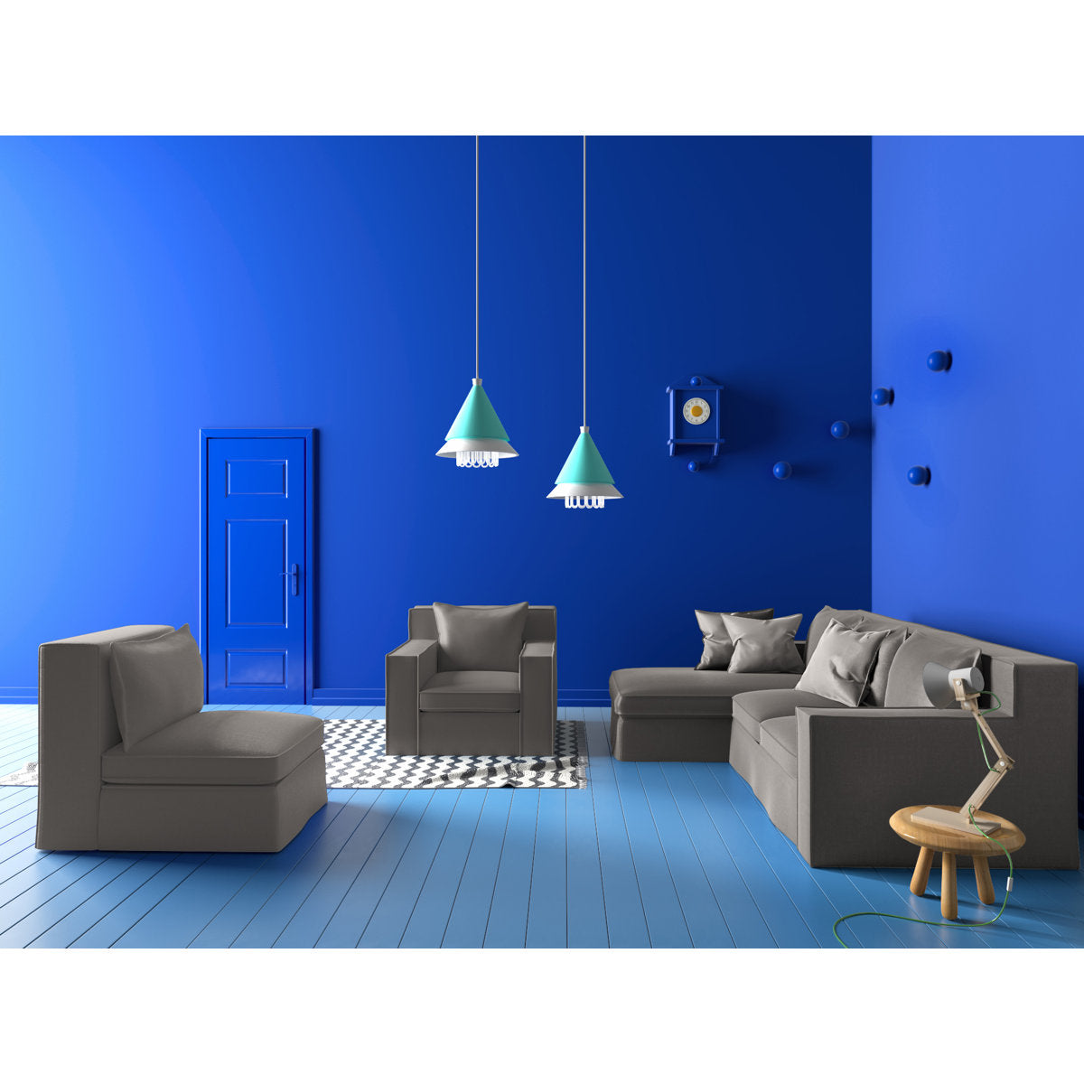 Mulberry Square Track-Arm Sofa with Flange Seam