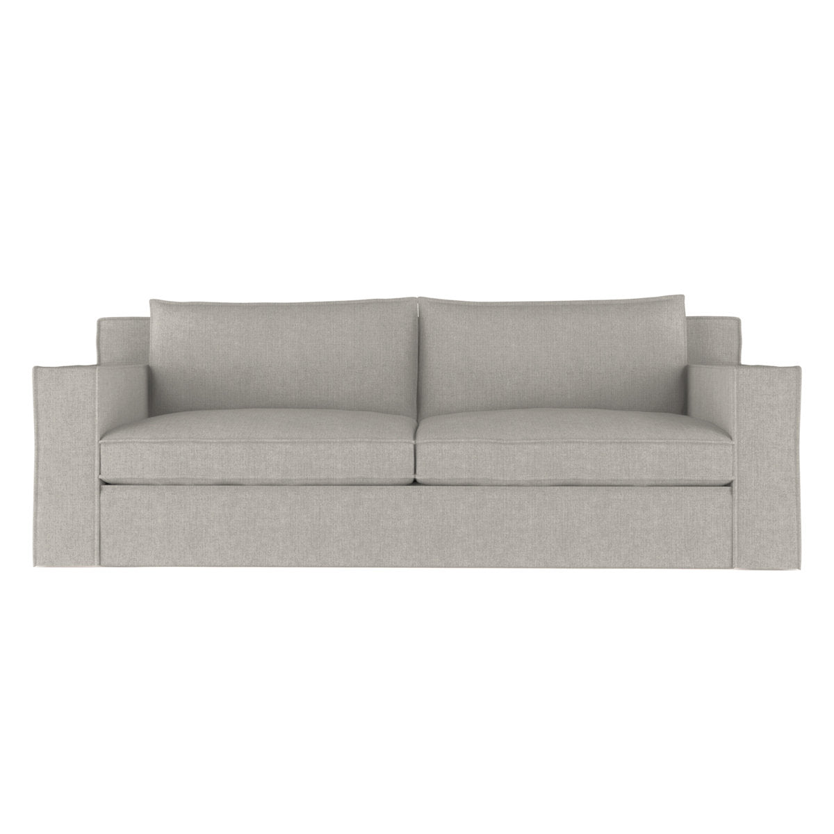 Mulberry Square Track-Arm Sofa with Flange Seam