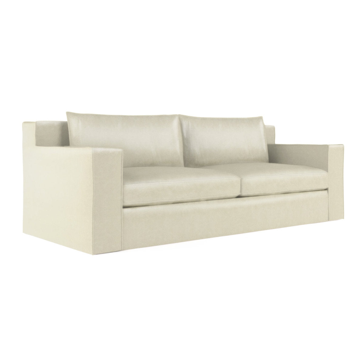 Mulberry Square Track-Arm Sofa with Flange Seam