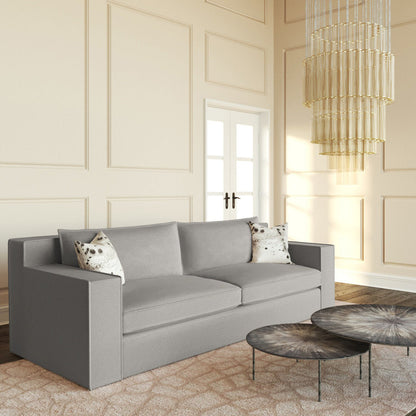 Mulberry Square Track-Arm Sofa with Flange Seam