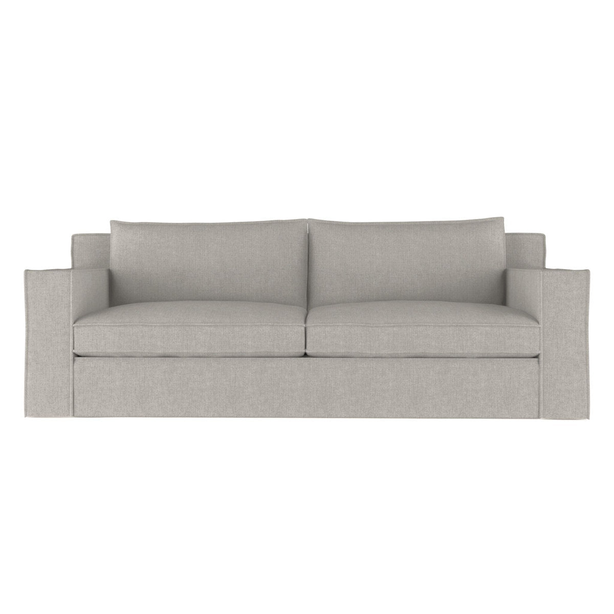Mulberry Square Track-Arm Sofa with Flange Seam