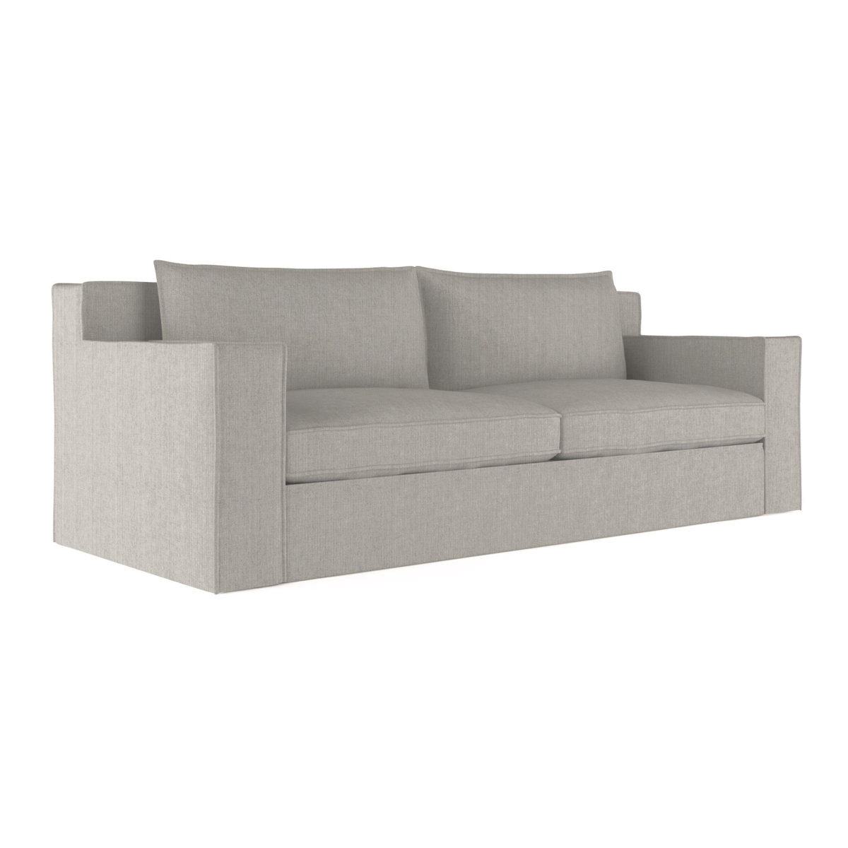 Mulberry Square Track-Arm Sofa with Flange Seam