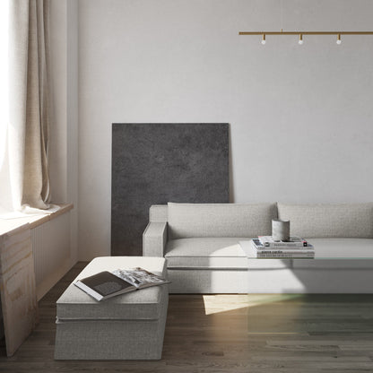 Mulberry Square Track-Arm Sofa with Flange Seam