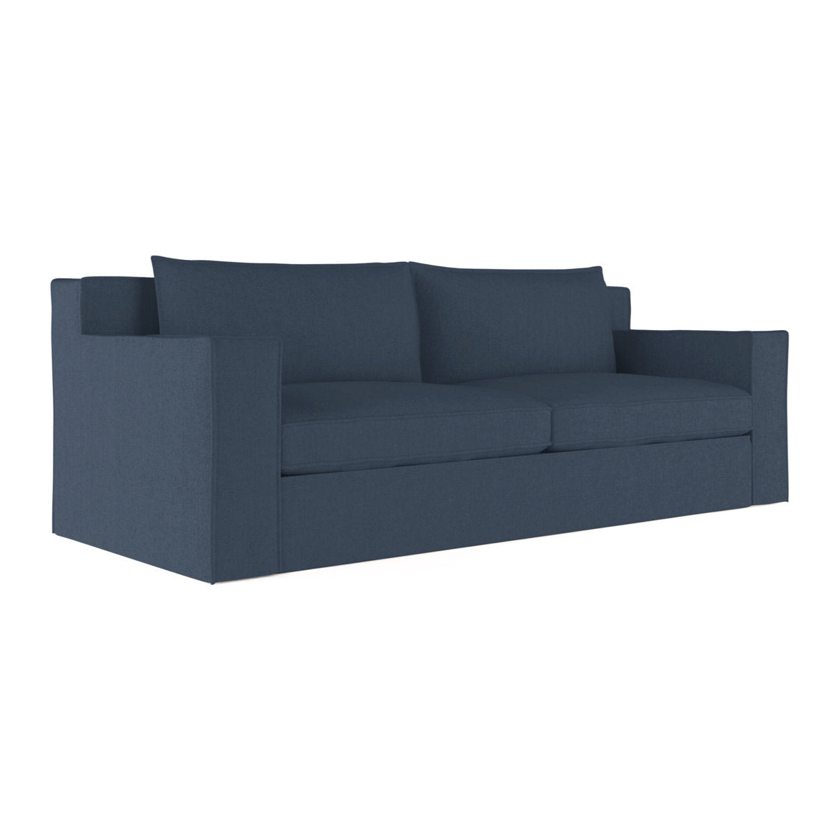 Mulberry Square Track-Arm Sofa with Flange Seam