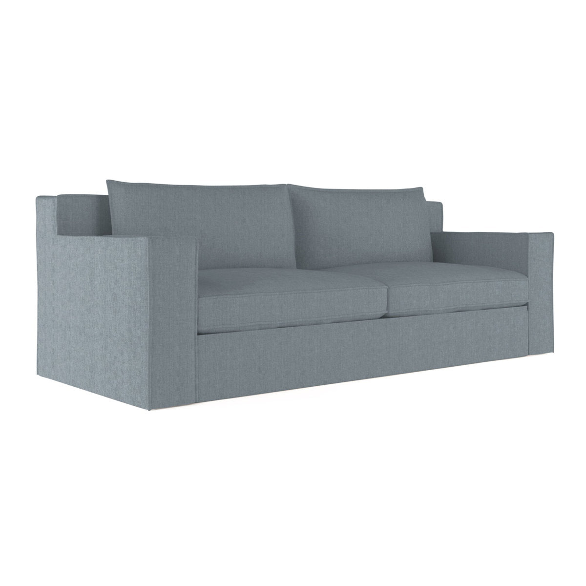 Mulberry Square Track-Arm Sofa with Flange Seam