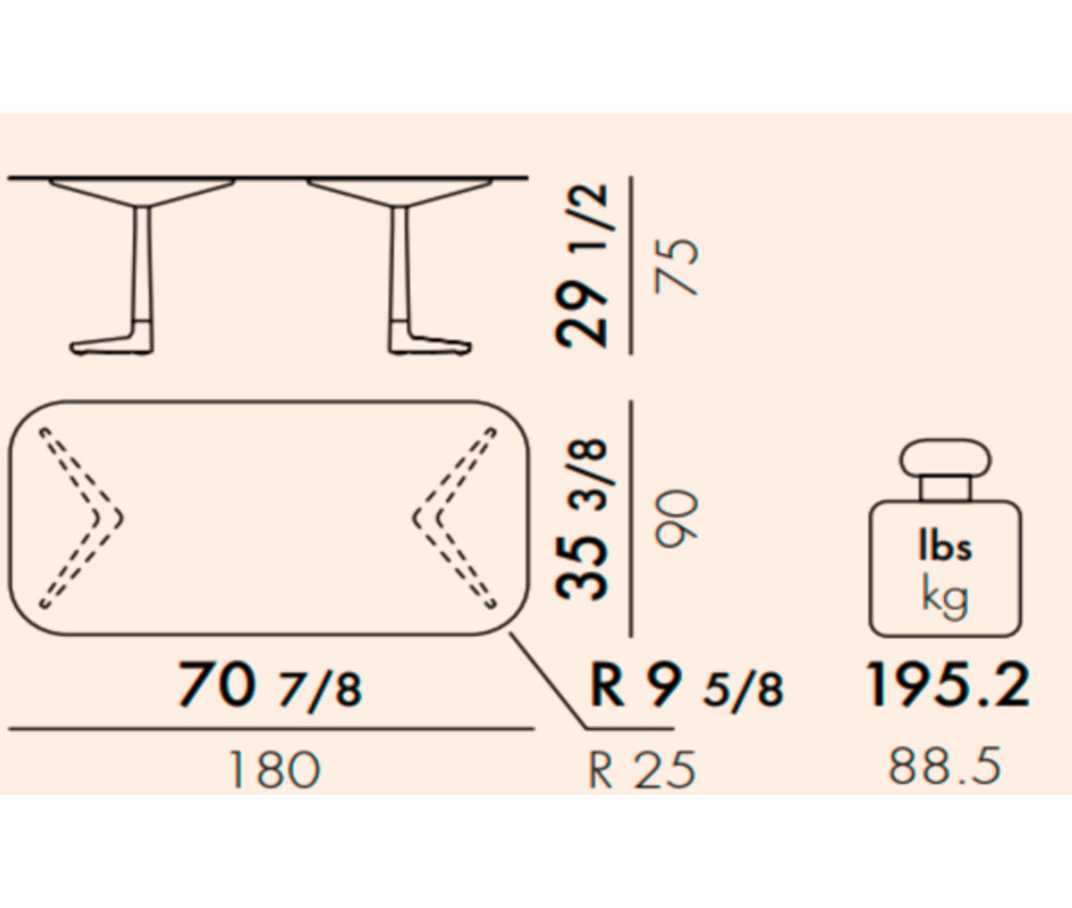 Multiplo Stone Dining Table