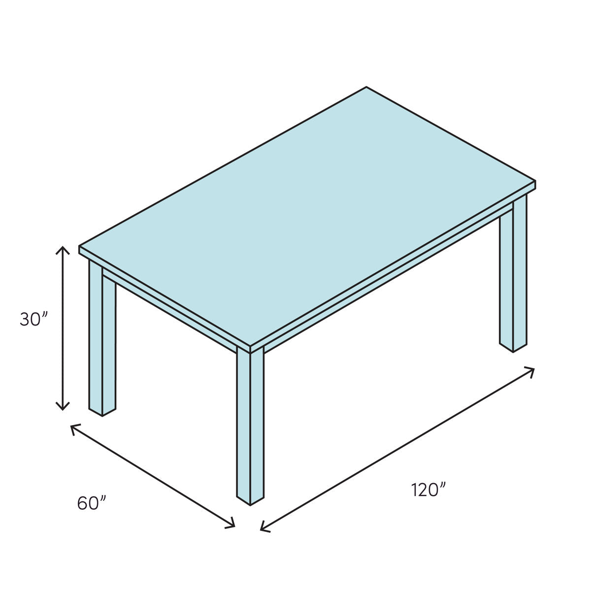 Mura Solid Wood Dining Table