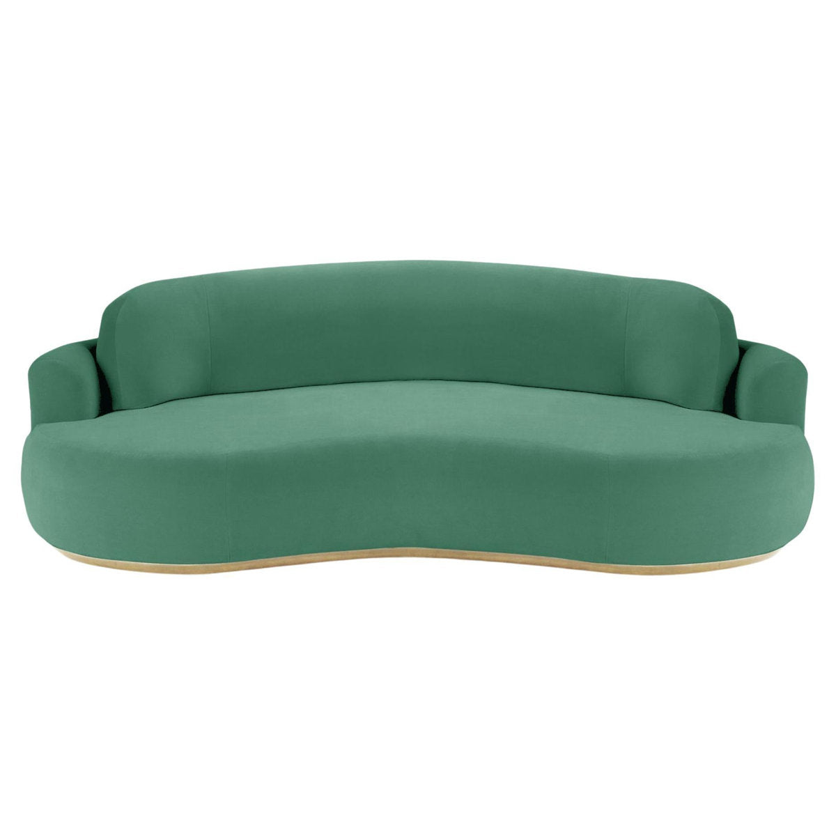 Marie Burgos Design Naked Armless Curved Sofa