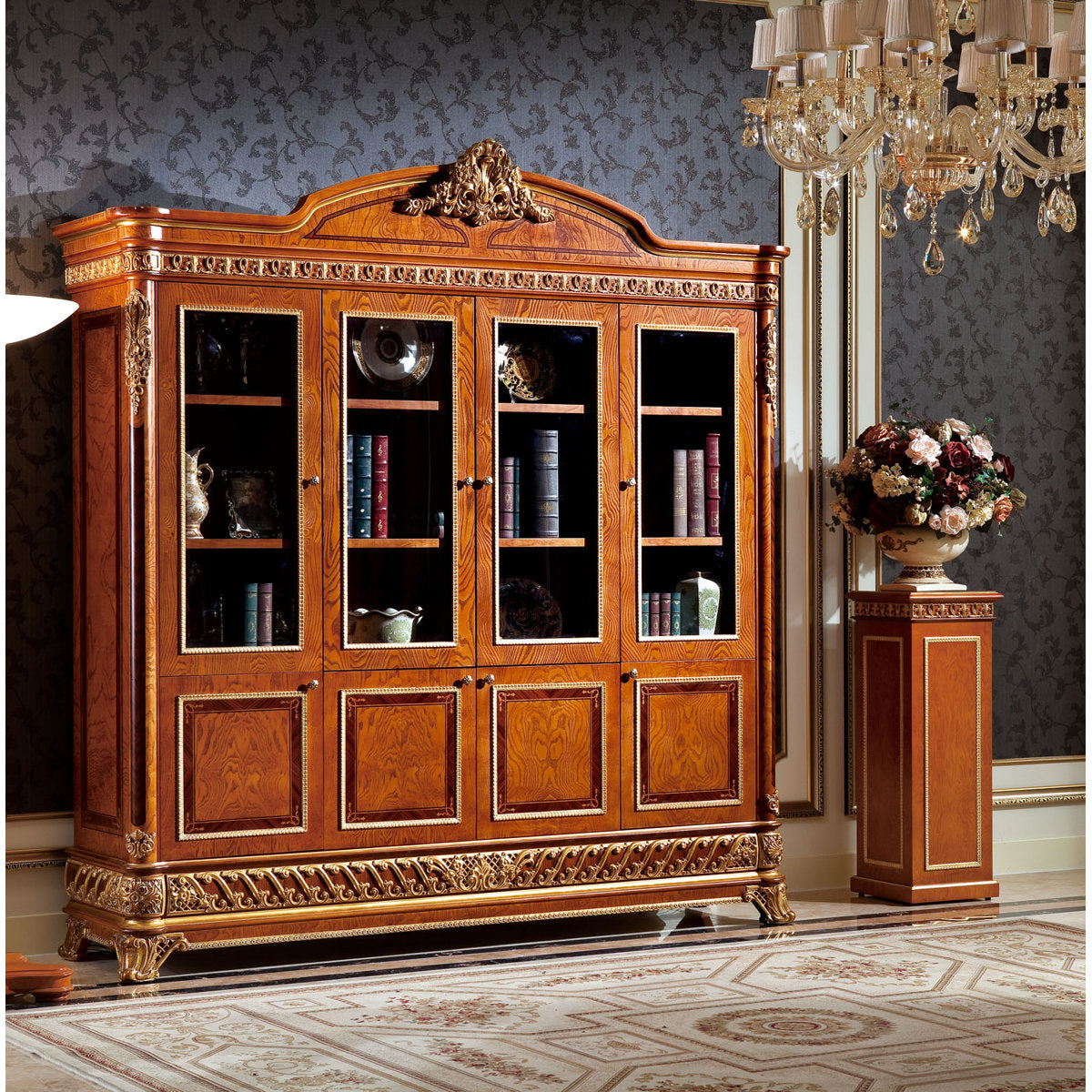 Narcissus Solid Wood Bookcase