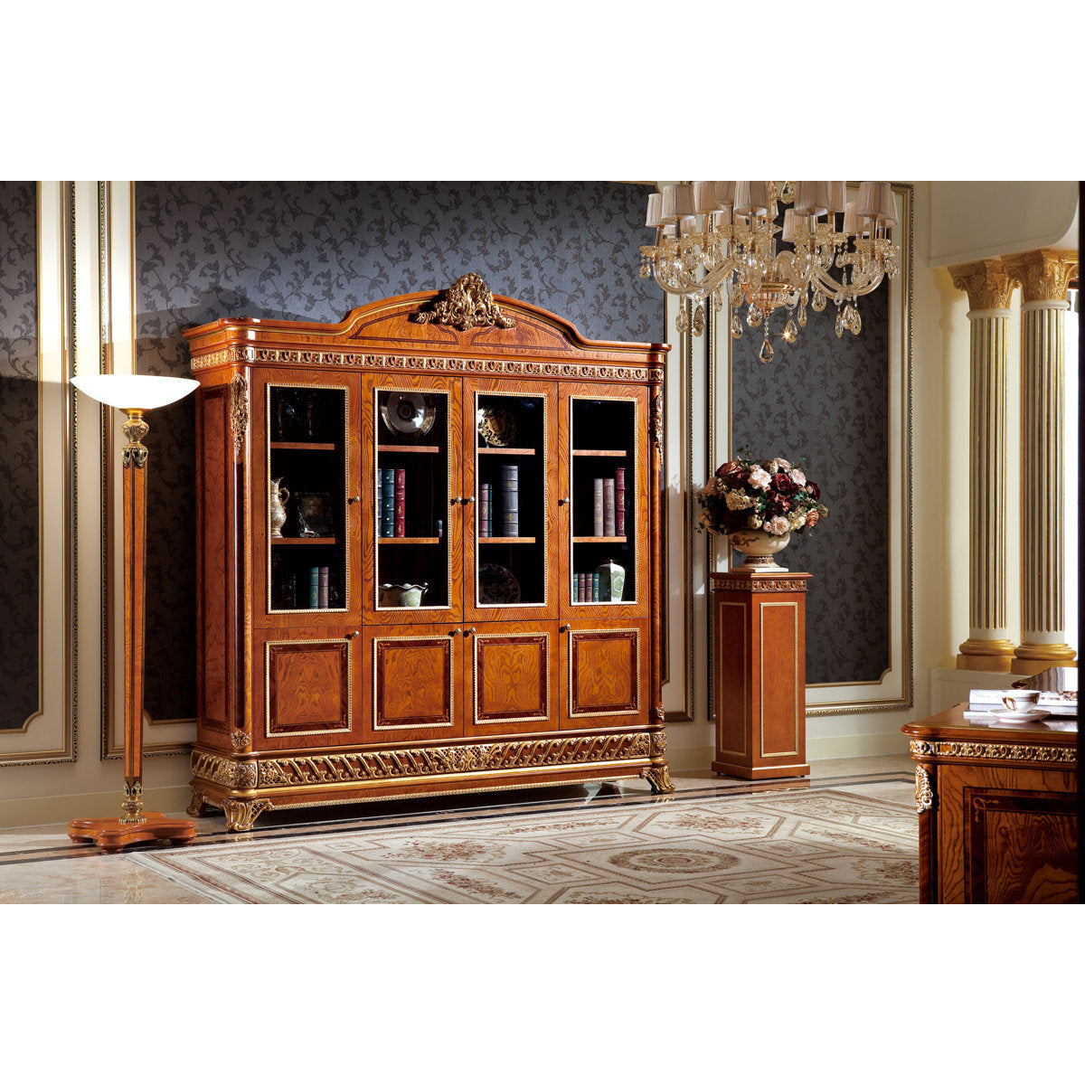 Narcissus Solid Wood Bookcase