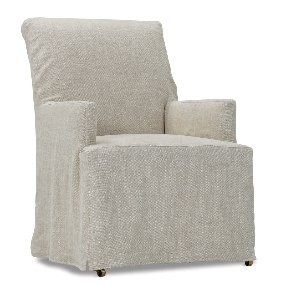 Natural Finch Slipcovered Dining Chair