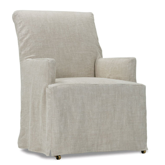 Natural Finch Slipcovered Dining Chair